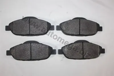 Комплект тормозных колодок, дисковый тормоз AutoMega Premium AUTOMEGA купить