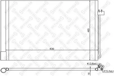 Конденсатор, кондиционер STELLOX купить