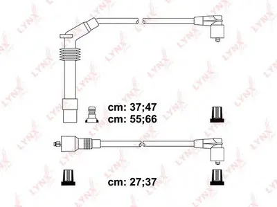 Комплект проводов зажигания LYNXauto купить