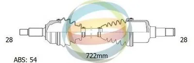Приводной вал ODM-MULTIPARTS купить