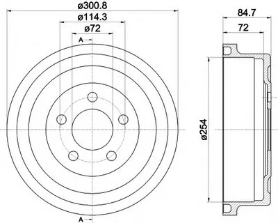 Тормозной барабан HELLA купить