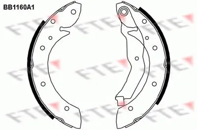 Комплект тормозных колодок FTE купить
