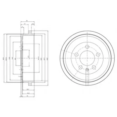 Тормозной барабан DELPHI купить