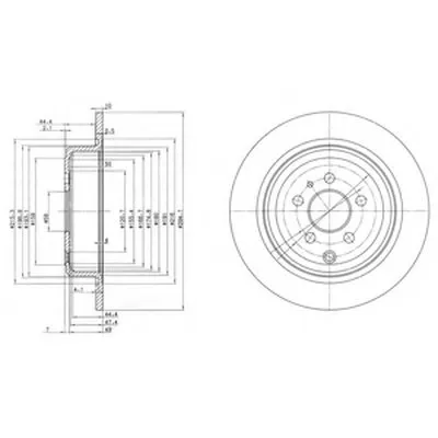 Тормозной диск DELPHI купить