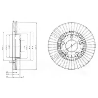 Тормозной диск DELPHI купить