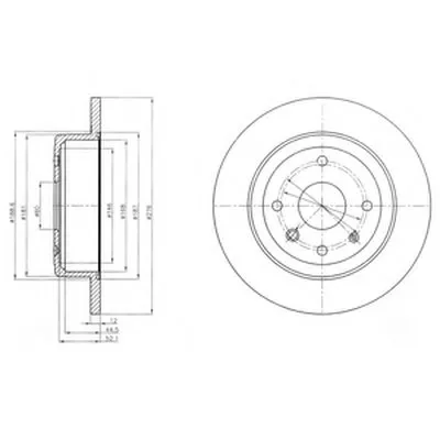 Тормозной диск DELPHI купить