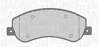 Комплект тормозных колодок, дисковый тормоз MAGNETI MARELLI купить