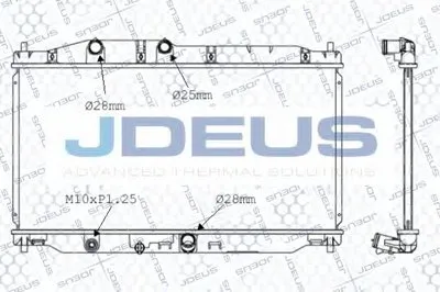 Радиатор, охлаждение двигателя JDEUS купить