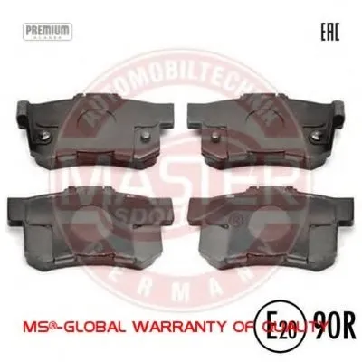 Комплект тормозных колодок, дисковый тормоз Anti-Noise MASTER-SPORT купить