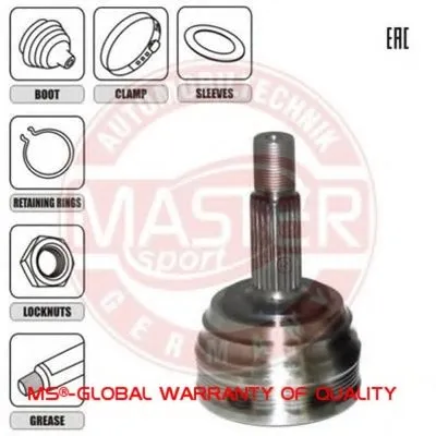 Шарнирный комплект, приводной вал MASTER-SPORT купить