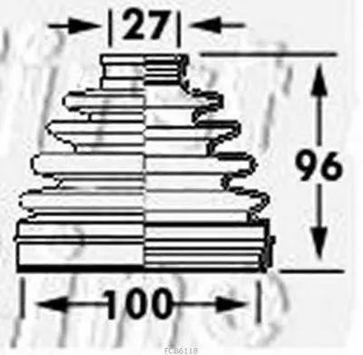 Пыльник, приводной вал FIRST LINE купить