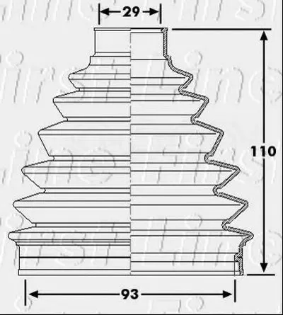 Пыльник, приводной вал FIRST LINE купить