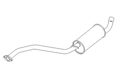 Средний глушитель выхлопных газов KLARIUS купить