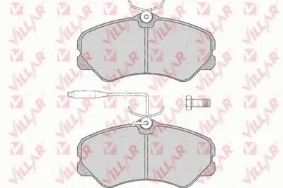 Комплект тормозных колодок, дисковый тормоз VILLAR купить