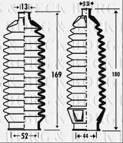 Пыльник, рулевое управление BORG & BECK купить