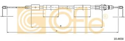 Трос, стояночная тормозная система COFLE купить