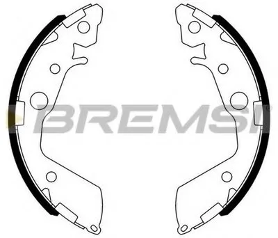 Комплект тормозных колодок BREMSI купить