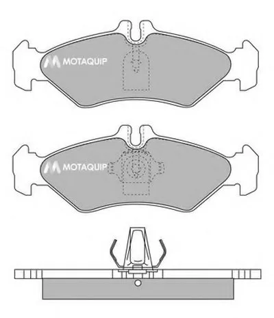 Комплект тормозных колодок, дисковый тормоз MOTAQUIP купить