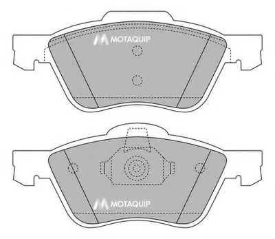 Комплект тормозных колодок, дисковый тормоз MOTAQUIP купить