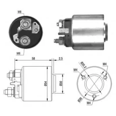 Тяговое реле, стартер HOFFER купить