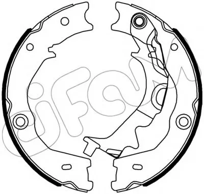 Комплект тормозных колодок, стояночная тормозная система CIFAM купить