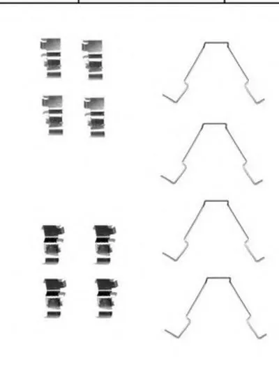 Комплектующие, колодки дискового тормоза MOTAQUIP купить