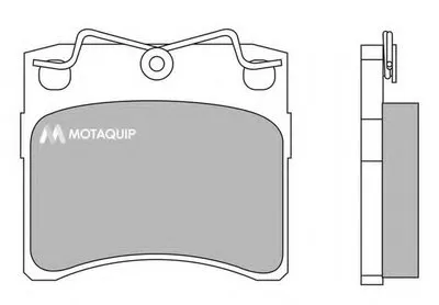 Комплект тормозных колодок, дисковый тормоз MOTAQUIP купить