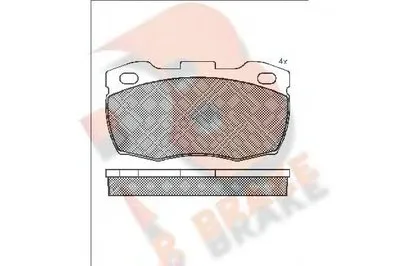 Комплект тормозных колодок, дисковый тормоз R BRAKE купить