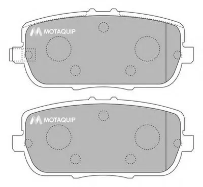 Комплект тормозных колодок, дисковый тормоз MOTAQUIP купить