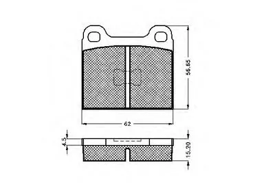 Комплект тормозных колодок, дисковый тормоз SPIDAN купить