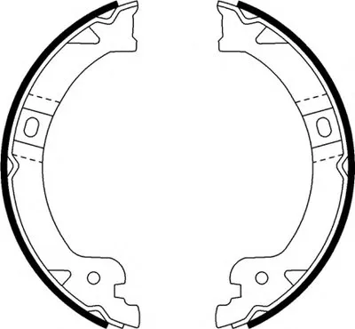 Комплект тормозных колодок, стояночная тормозная система SPIDAN купить
