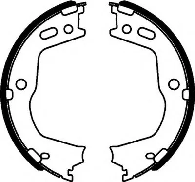 Комплект тормозных колодок, стояночная тормозная система HELLA купить