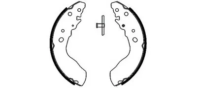 Комплект тормозных колодок HELLA купить