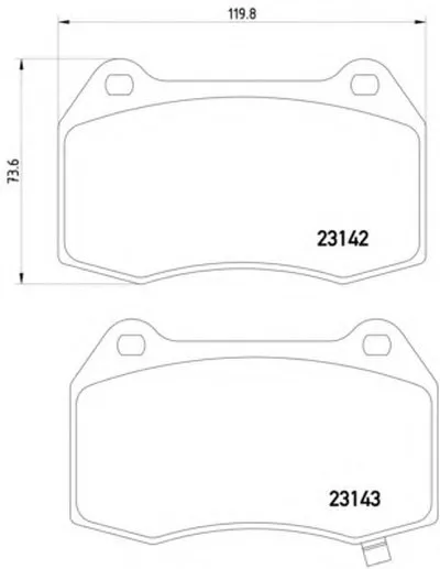 Комплект тормозных колодок, дисковый тормоз HELLA купить