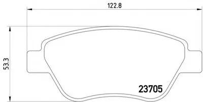 Комплект тормозных колодок, дисковый тормоз HELLA купить