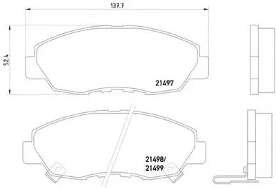Комплект тормозных колодок, дисковый тормоз HELLA купить