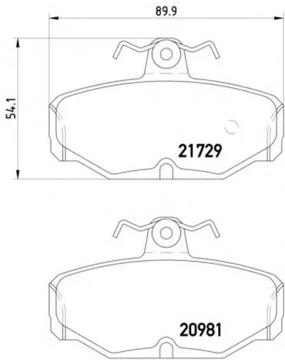 Комплект тормозных колодок, дисковый тормоз HELLA купить