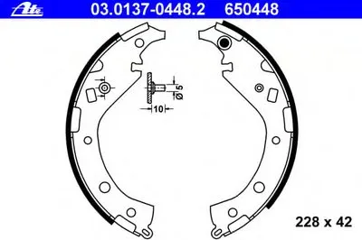 Комплект тормозных колодок ATE купить
