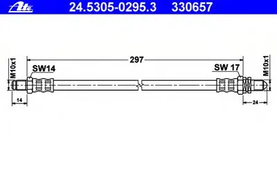 Тормозной шланг ATE купить