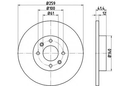Тормозной диск MINTEX купить