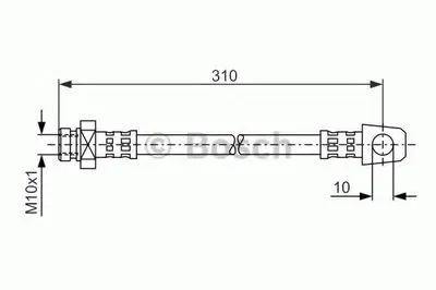Тормозной шланг BOSCH купить