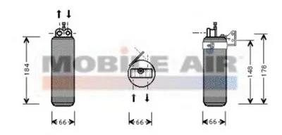 Осушитель, кондиционер VAN WEZEL купить