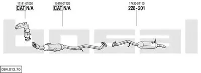 Система выпуска ОГ BOSAL купить