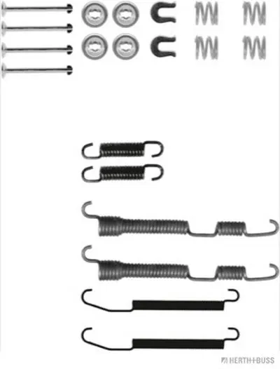 Комплектующие, тормозная колодка HERTH+BUSS JAKOPARTS купить