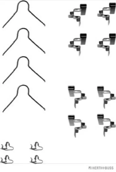 Комплектующие, колодки дискового тормоза HERTH+BUSS JAKOPARTS купить
