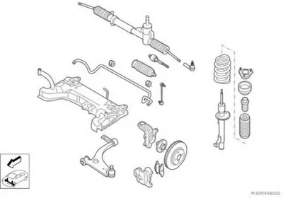 Рулевое управление; Подвеска колеса HERTH+BUSS JAKOPARTS купить