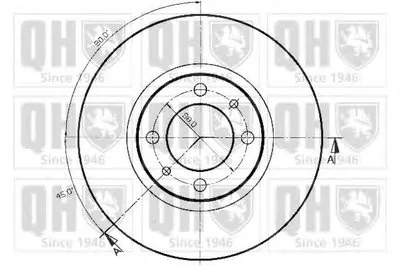 Тормозной диск QUINTON HAZELL купить