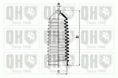 Комплект пылника, рулевое управление QUINTON HAZELL купить