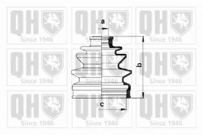 Комплект пылника, приводной вал QUINTON HAZELL купить