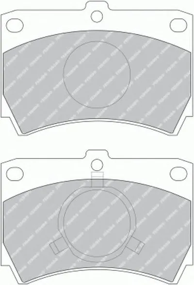 Комплект тормозных колодок, дисковый тормоз PREMIER FERODO купить